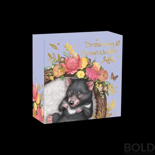 2021 Dreaming Down Under: Tasmanian Devil 1/2 oz Silver Proof
