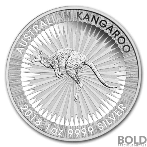 2018 Silver 1 oz Australia Perth Kangaroo