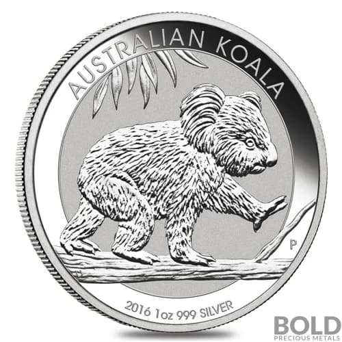 2016 Silver 1 oz Australia Perth Koala