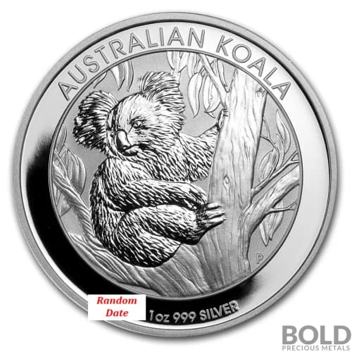 Silver 1 oz Australia Perth Koala *Random Date*