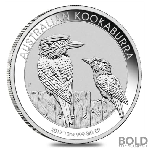 2017 Silver 10 oz Australia Perth Kookaburra