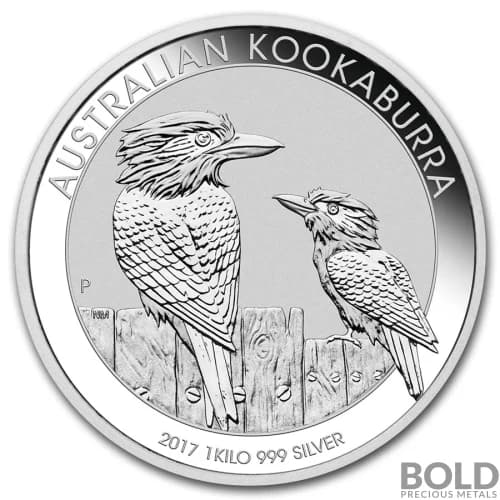2017 Silver 1 Kilo Australia Perth Kookaburra