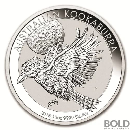 2018 Silver 10 oz Australia Perth Kookaburra