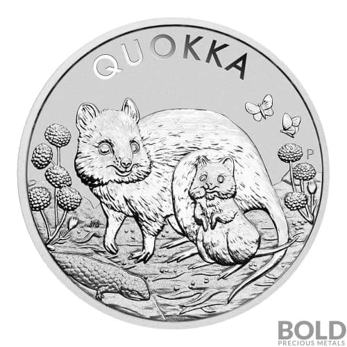 2021 Australia Perth Quokka 1 oz Silver BU