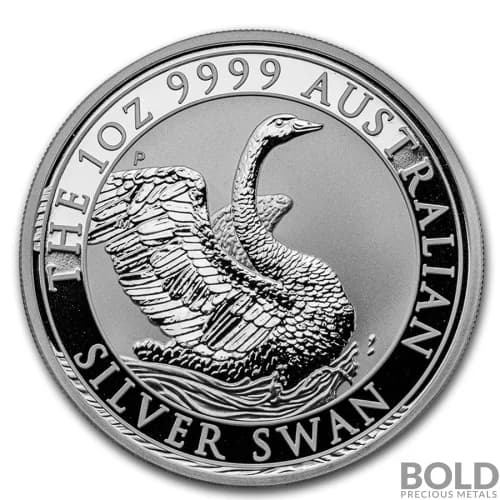 2020 Australia Perth Swan 1 oz Silver BU