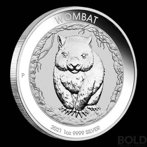 2021 Australia Perth Wombat 1 oz Silver BU
