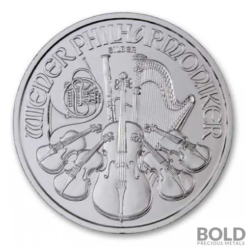 2023 Silver 1 oz Austria Philharmonic Coin BU
