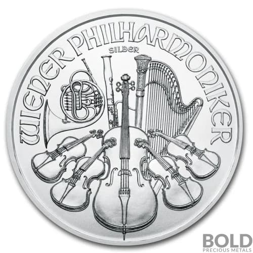 2022 Austria Philharmonic 1 oz Silver BU
