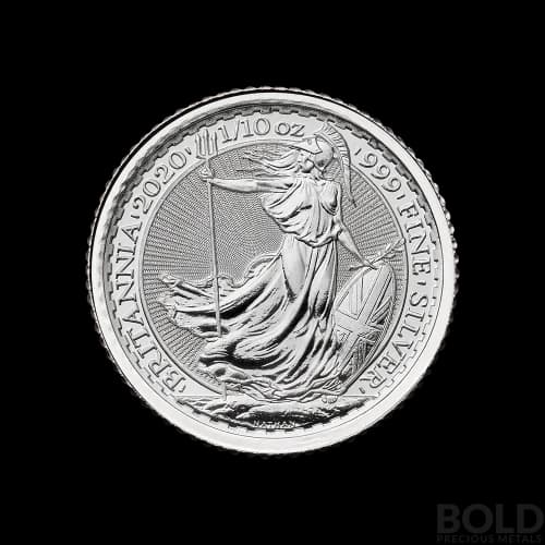 2020 Silver Great Britain Britannia - 1/10 oz