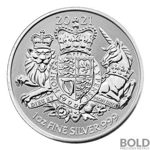 2021 Silver Great Britain Royal Arms - 1 oz