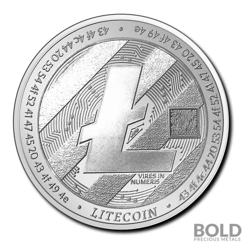 2020 Chad Crypto Series "Litecoin" 1 oz Silver BU