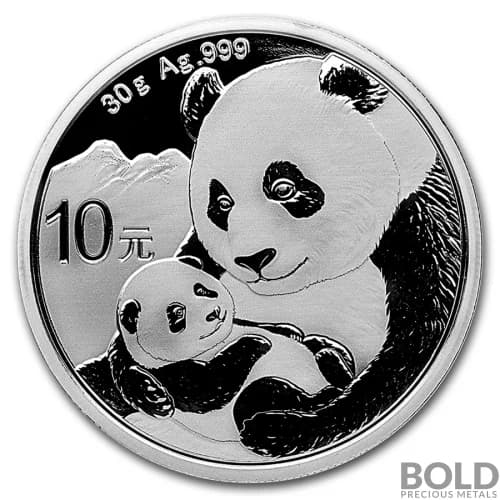 2019 Silver Chinese Panda - 30 g