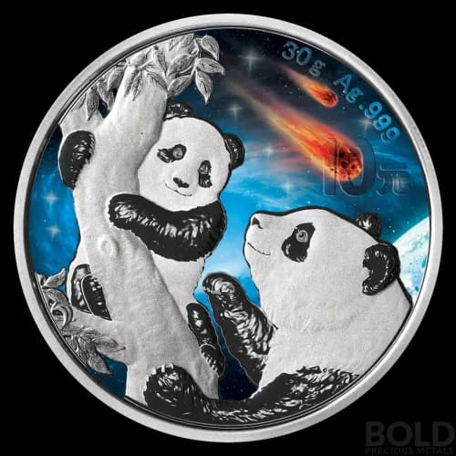 2021 Glowing Galaxy III China Panda 30 g Silver