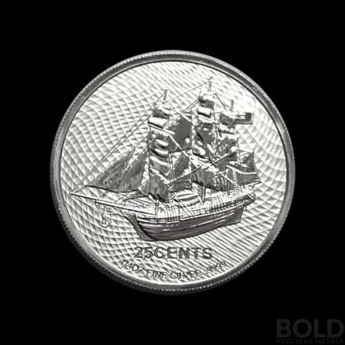 2021 Cook Islands Bounty 1/4 oz Silver BU