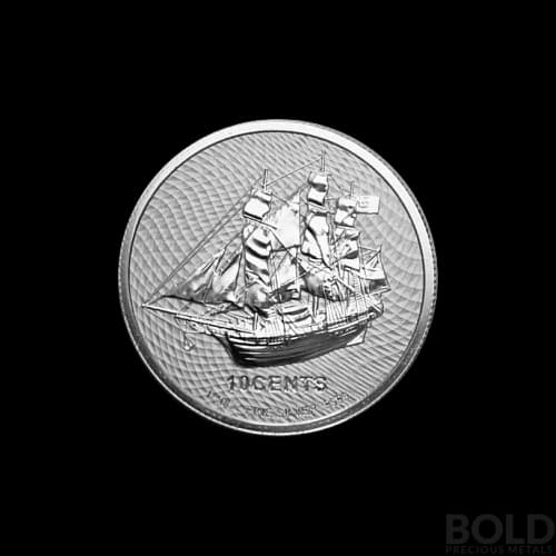 2021 Cook Islands Bounty 1/10 oz Silver BU
