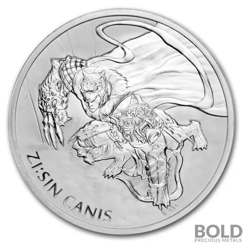 2018 South Korean Silver ZI:SIN Canis - 1 oz
