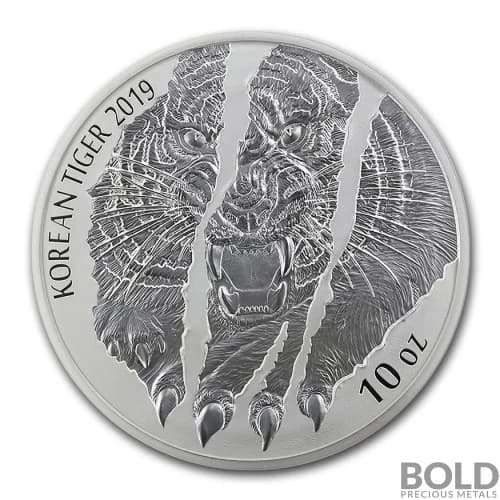 2019 South Korean Silver Tiger - 10 oz