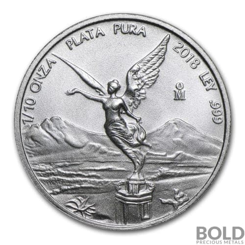 2018 Silver 1/10 oz Mexican Libertad