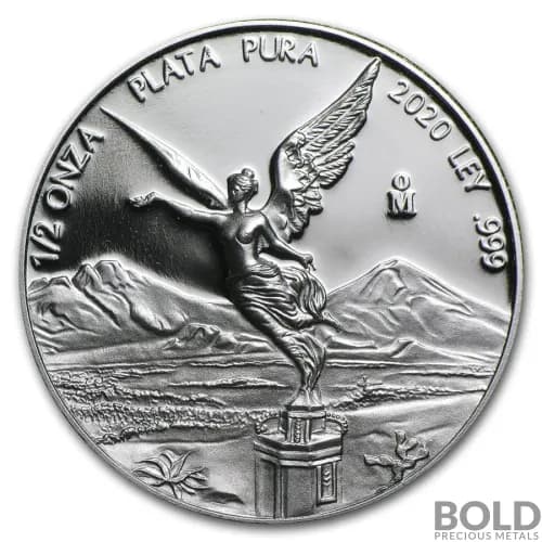 2020 Mexican Libertad 1/2 oz Silver Proof (In Capsule)