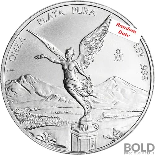1 oz Mexican Libertad Modern Design Silver Coin (Random Date)