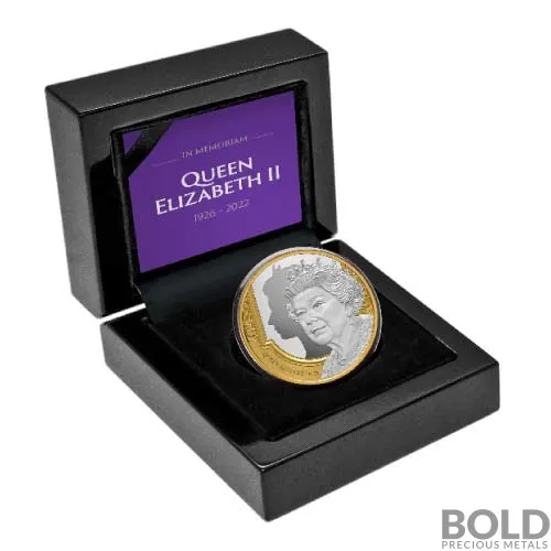 2022 Silver 1 oz Niue: Tribute to the Queen Coin