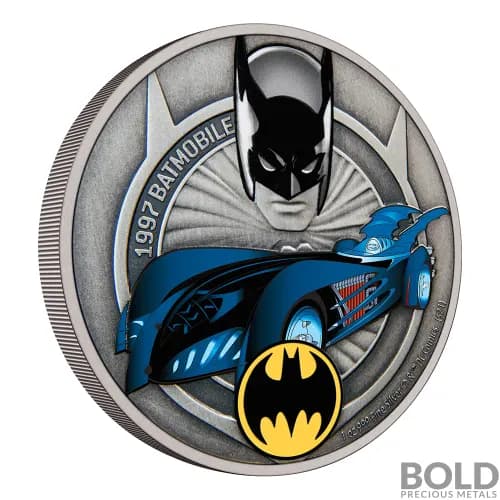 2021 Niue 1997 Batmobile 1 oz Silver Proof