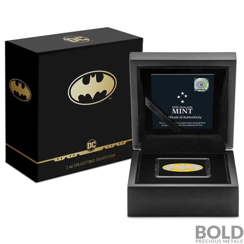 2021 Niue Batman Logo 1 oz Silver Proof