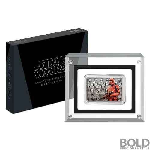 2021 Niue Star Wars Sith Trooper 1 oz Silver Antiqued