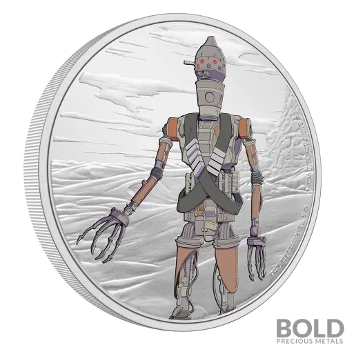 2021 Niue Star Wars Mandalorian: IG-11 Droid 1 oz Silver Proof