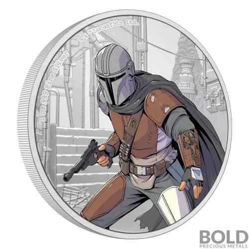 2021 Niue Star Wars The Mandalorian 1 oz Silver Proof