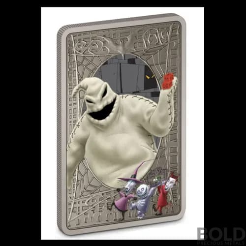 2021 Niue Nightmare Before Christmas Oogie Boogie 1 oz Silver