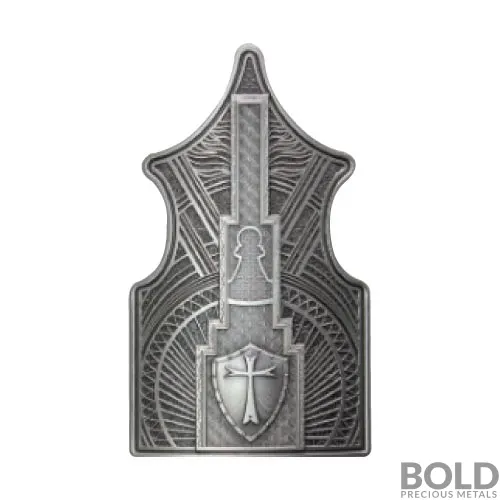 Chess Crown Series Silver 1 oz Pawn Stacker-Impaired
