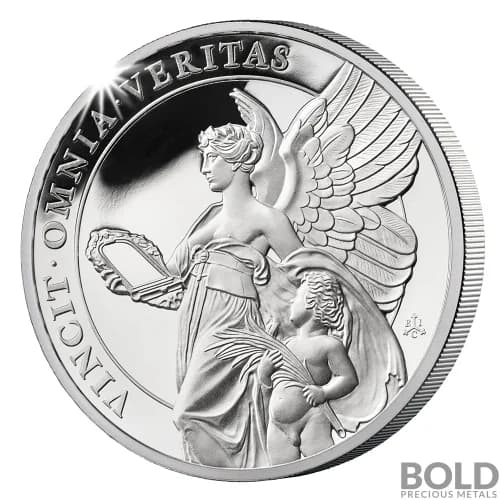 2021 St Helena Queens Virtues: Truth 1 oz Silver Proof