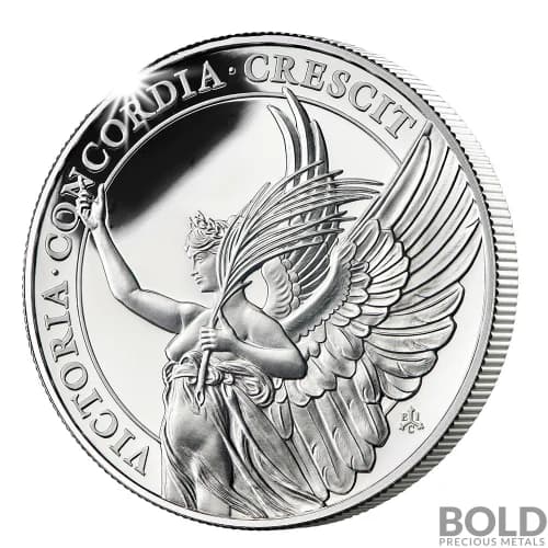 2021 St Helena Queens Virtues: Victory 1 oz Silver Proof