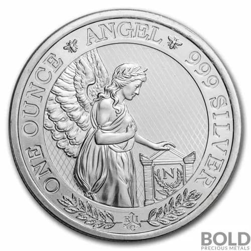 2021 St Helena Napoleon Angel 1 oz Silver BU