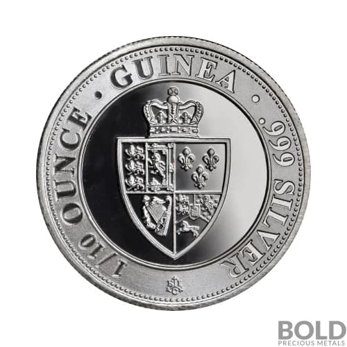 2020 St. Helena Spade Guinea 1/10 oz Silver BU