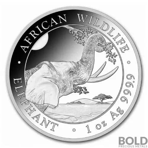 2023 1 oz Somalia Elephant Silver Coin
