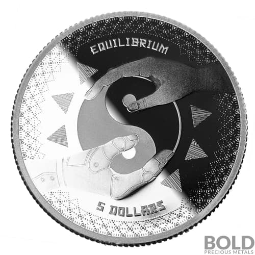2020 1 oz Tokelau Equilibrium Dualism Silver Prooflike Coin (Impaired)