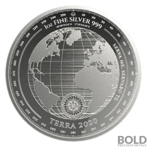 2020 Tokelau Terra 1 oz Silver BU