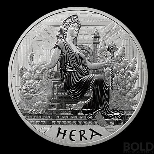 2022 Tuvalu Gods of Olympus: Hera 1 oz Silver BU