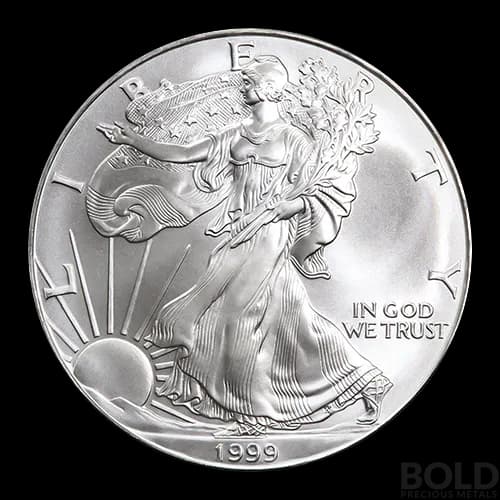 1999 Silver 1 oz American Eagle BU
