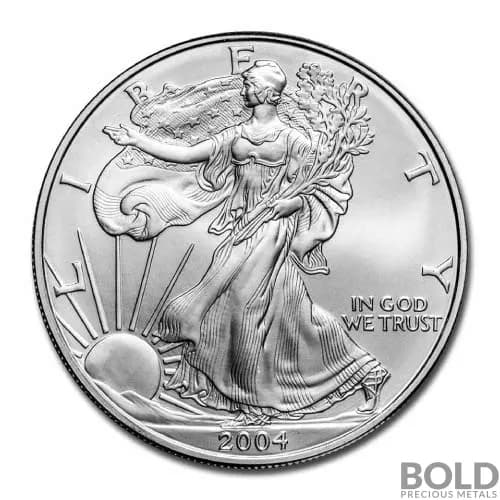 2004 Silver 1 oz American Eagle BU