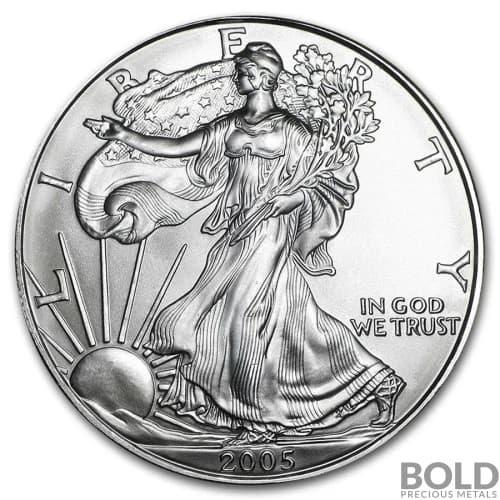 2005 Silver 1 oz American Eagle BU