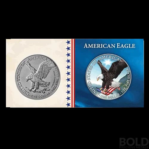 2022 American Silver Eagle 1 oz Colorized BU