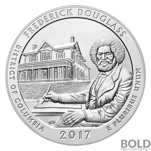 2017 Silver 5 oz ATB Frederick Douglass, Washington D.C.