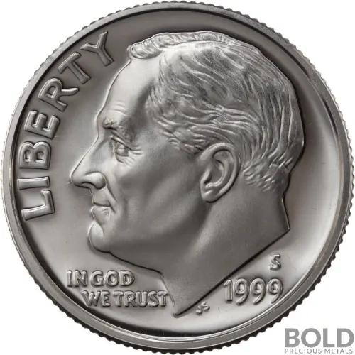1999-S Silver Proof Roosevelt Dime