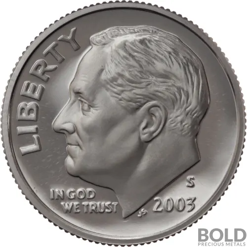 2003-S Silver Proof Roosevelt Dime