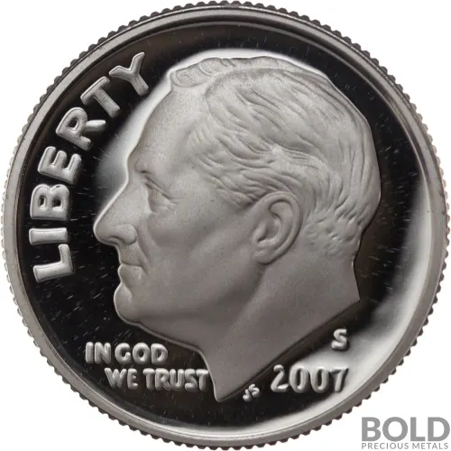 2007-S Silver Proof Roosevelt Dime