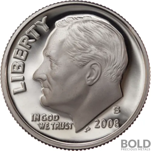 2008-S Silver Proof Roosevelt Dime