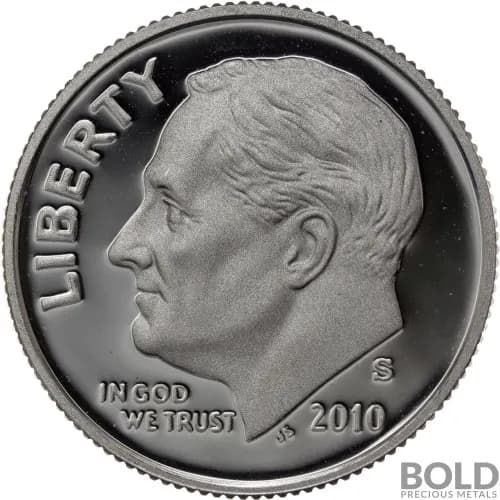 2010-S Silver Proof Roosevelt Dime